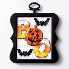 57 halloween cross stitch designs. Free Halloween Cross Stitch Pattern Project Plaid Online