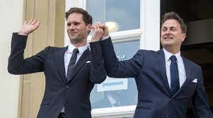 Husband of luxembourg's prime minister gauthier destenay poses before a diner at the royal castle in laken/laeken, on may 25, 2017, in brussels. Luxembourg S Prime Minister Has Just Married His Boyfriend