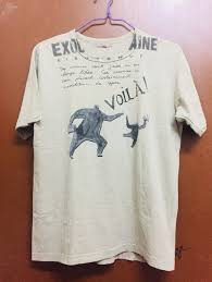 Dropped shoulder and scalloped hem. Hiromichi By Hiromichi Nakano Short Sleeve Voila Design Medium Size Japanese Brand Tshirt