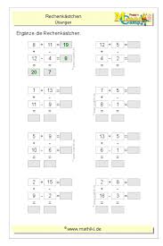 Mathe) heute gibt es ein paar schlichte abs zum zehnerübergang in der 1. Rechengitter Bis 20 Klasse 1 Kostenloses Arbeitsblatt Mit Losungen Als Pdf Download Buchstaben Lernen Erste Klasse Arbeitsblatter Mathe