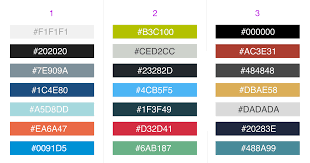 Flat Ui Color Palettes For Business Dashboards