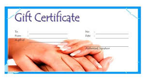 These gift certificate templates will help you create a unique gift for a friend, family member, employee, or client. Manicure Gift Certificate Template 2020 Ideas Gift Certificate Template Pedicure Gift Salon Gifts