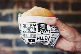 Un Burger Sacrement Arme Etapes Emballage Burger Design Emballage Alimentaire Restauration Rapide