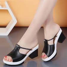 Black Low Heels Shoes Women Casual Daytime Street Club Daily Summer Day Outfit 8230 Bayan Ayakkabi Topuklular Topuklu Sandalet