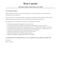 Commis Chef Cover Letter | Velvet Jobs