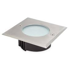 Blooma Flax Brushed Led Ground Light B Q For All Your Home And Garden Supplies And Advice On All The Latest Diy Led Deck Lighting Deck Lighting Diy Lighting