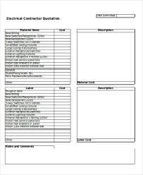 Building services are looking to recruit 3 experienced time served electricians to work within a busy customer focused area. 12 Electrical Quotation Templates Pdf Google Docs Apple Pages Free Premium Templates