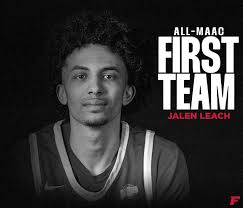 Congratulations to our 3️⃣ All-MAAC honorees 🥇 Jalen Leach 🥈 Caleb Fields  🥉 Brycen Goodine #wearestags 🤘🏀