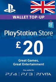 Shop online, watch entertaining videos, surf the web, and answer surveys to earn points, called sb. Psn Card Codes Buy Playstation Gift Card 20 Gbp Uk Smartcdkeys