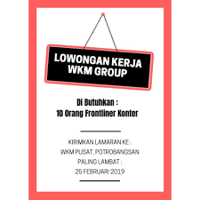 Sedang membuka lowongan untuk posisi sbb: Facebook