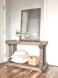 Console Table Modern Farmhouse Collection In 2020 Diy Furniture Farmhouse Console Table Wood Furniture
