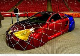 Strange Spiderman Custom Car Spidey Car Incredible Paint Job Spiderman Car Cool Cars Custom Cars