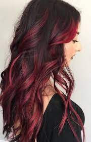 Einfach Kurz Spass Rot Farbe Ombre Lang Haare Farben Ideen Haarfarben Farbe Fur Haare