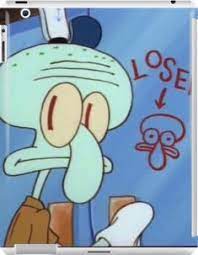 Squidward is depressed (dark spongebob). Squidward Sad