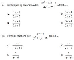 Check spelling or type a new query. Latihan Soal Bentuk Aljabar Matematika