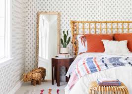This wallpaper is basically contact paper and you can peel it away and restick over and over. The Best Peel And Stick Wallpapers For Your Rental Apartment Or Really Any Space Help Mallory Choose One For Her Bathroom Emily Henderson