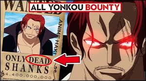 Oda Sensei Shanks Pemilik Bounty Tertinggi Kaido Dan Big Mom 2 Milyar Berry One Piece Youtube