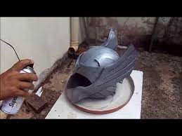 96 Thor Helmet Cardboard Free Pdf Cosplay How To Diy Youtube Thor Helmet Diy Avengers Cosplay Diy