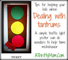 A Traffic Light Approach To Good Behavior A Thrifty Mom