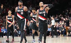 The portland trail blazers starters are damian lillard, cj mccollum, trevor ariza, carmelo anthony, and hassan whitside. Season So Far Portland Trail Blazers Hoop Ball