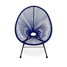 fauteuil acapulco chaise oeuf design retro cordage bleu roi alice s garden fauteuil acapulco fauteuil chambre bleu