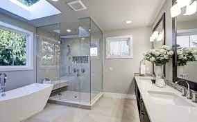 Marble bathrooms are timeless, but today's cleverest bathroom surfaces mimic more luxurious materials at a fraction of the cost. 11 Best Bathroom Design Trends For 2017 Lj S Kitchens
