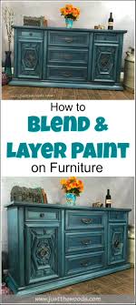 How To Blend Layer Paint For Amazing Results Furniture Painting Techniques Painted Furniture Layer Paint
