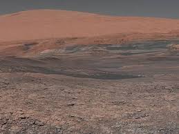 This image from nasa's mars rover curiosity shows what scientists have dubbed the otjizonjati outcrop in the distance to the northwest. Mars Curiosity Image Gallery Nasa