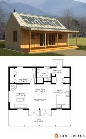 Often referred to as log cabin house plans, a cabin or lodge houseplan is of often found in hillside, mountainous or waterfront properties. Cabin Style House Plan 1 Beds 1 Baths 704 Sq Ft Plan 497 14 House Plans Cabin Floor Plans Tiny House Plans