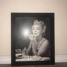 Finished with an elegant mirrored frame and luxury felt backing.hangin. Accessories Marilyn Monroe Frame Poshmark