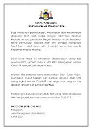 Pejabat agama islam daerah melaka tengah lot 12, taman mitc prima. Kenyataan Media Jabatan Agama Islam Melaka Jaim Facebook