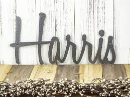Custom Name Sign Metal Wall Art Outdoor Sign Last Name Etsy Outdoor Metal Wall Art Outdoor Sign Personalized Signs