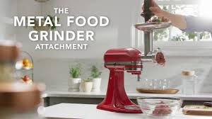 metal food grinder attachment