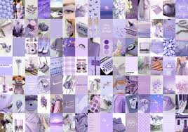 Light purple photo collage kit purple aesthetic vintage | etsy. Lavender Wall Collage Kit Soft Purple Aesthetic Collage Kit Etsy Denmark