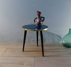 Sellette Tripode Bleu Porte Plante Pieds Compas Scandinave Mid Etsy Sellette Table Basse Vintage Porte Plantes