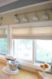 Get free shipping on qualified ceiling mount curtain rods or buy online pick up in store today in the window treatments department. Simple Kitchen Window Treatment Ideas Novocom Top