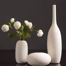 Maybe you would like to learn more about one of these? Amazon Com Vases Modern Minimalist White Ceramic Vase Three Piece Set Small Daisy Set Decoration Living Room Flower Arrangement Dried Flower Tv Cabinet Nordic Home Decorations Modern Decorative Vase Home Kitchen