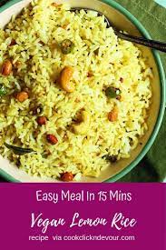 Lemon Rice Recipe With Step By Step Photos Sharing The Recipe For The Most Commonly Made Ea South Indian Lemon Rice Recipe Lemon Rice Lemon Rice Recipe Indian