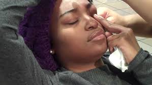 eyebrow threading (miss CANNON)