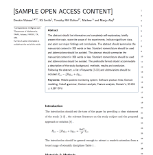 Plos One Template Plos