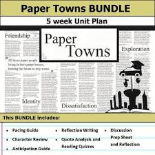 By purchasing this item, you are transacting with google payments and agreeing to the google payments terms of service and privacy notice. Paper Towns Novel Worksheets Teaching Resources Tpt