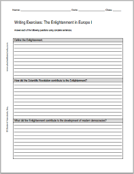 The scientific revolution worksheet early scientists crossword puzzle the scientific method is a logical procedure for gathering and testing ideas scientific revolution and enlightenment worksheet scientific revolution printable worksheets who do you want to be about this quiz. Enlightenment Writing Exercises Free To Print Two Worksheets Each With Three Short Essay Questions Essay Questions Writing Exercises This Or That Questions