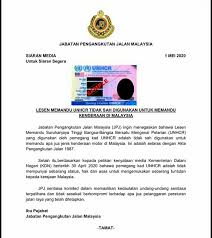 Renew lesen motor/memandu online:cara pembaharuan lesen guna sistem myeg. Lesen Memandu Unhcr Tidak Sah Digunakan Untuk Memandu Kenderaan Di Malaysia