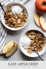 Easy Apple Crisp Apple Crumble Joyous Apron Recipe Apple Crisp Easy Apple Crisp Easiest Apples