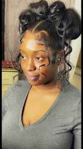 Double Lace Frontal Ponytail Tutorial with 2 Messy Buns