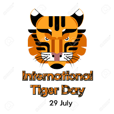 Tiger sunset moonlight scenery drawing with oil hey guys today drawing is a poster drawing with slogan of international tiger day drawing.if u like the. International Tiger Day Poster Template With Tiger Head Vector Royalty Free Cliparts Vectors And Stock Illustration Image 103190364
