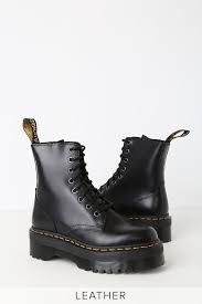 Your look with new styles likes vegan leather chelsea boots, combat boots and platform boots, plus new arrivals from shoe brands like. Dr Martens Jadon Black Leather 8 Eye Platform Boot Lulus