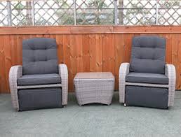 Berlman ergonomic high back reclining chair Reclining Rattan Chairs Reclining Garden Furniture Sets For Sale Uk