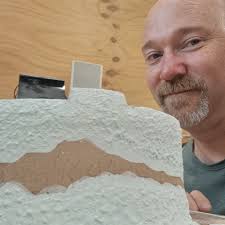 Doing some tricky glaze work today! Going a bit cross-eyed! Should have put  my glasses on!