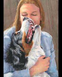 Puppy Love 4" was selected for inclusion in the Pennsylvania Watercolor  Society 46th Annual International Juried Exhibition which will be held  online. This is especially exciting for me because I have entered